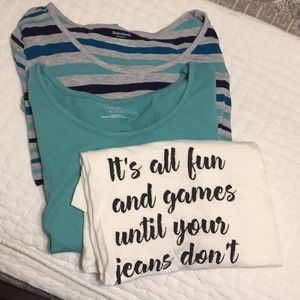 Motherhood Maternity Bundle of 3 shirts